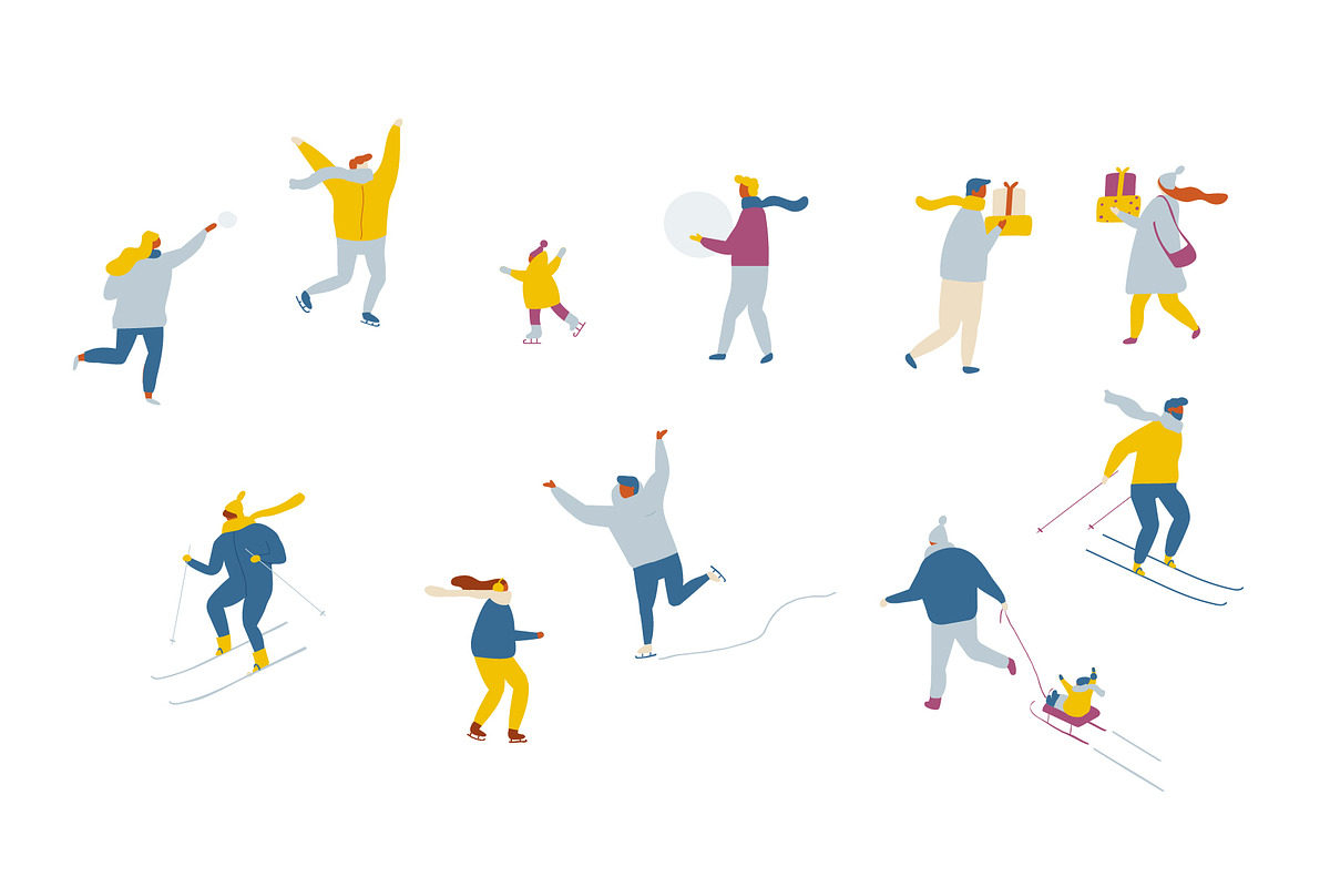 400+ Set of flat vector people, a Person Illustration by Vector_Art (Photo 22 of 24)