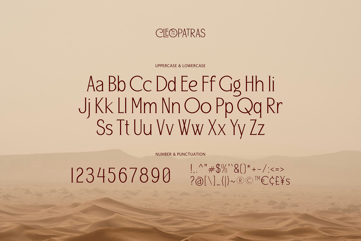 The Cleopatras Typeface, a Serif Font by ikiiko (Photo 6 of 8)