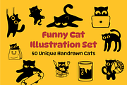 Funny Cat - Illustration Cat, an Animal Illustration by Invisual Studio (Thumbnail 1 of 21)