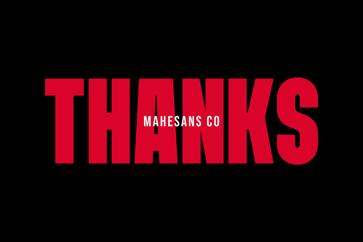 Gothis | Bold Sans Serif Font, a Sans Serif Font by Mahesans Co (Photo 11 of 11)