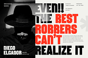 Hugeon - Modern Condensed Font, a Sans Serif Font by TokoPress (Thumbnail 3 of 12)
