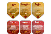 Pricing Tables Mexican Food, a Templates & Theme by DesignsStore (Thumbnail 2 of 2)