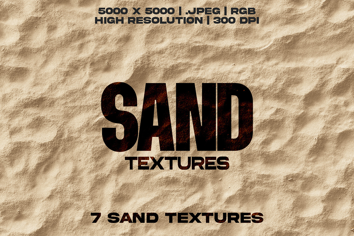 7 Sand Textures, a Texture Graphic by UgurSarac (Photo 1 of 9)