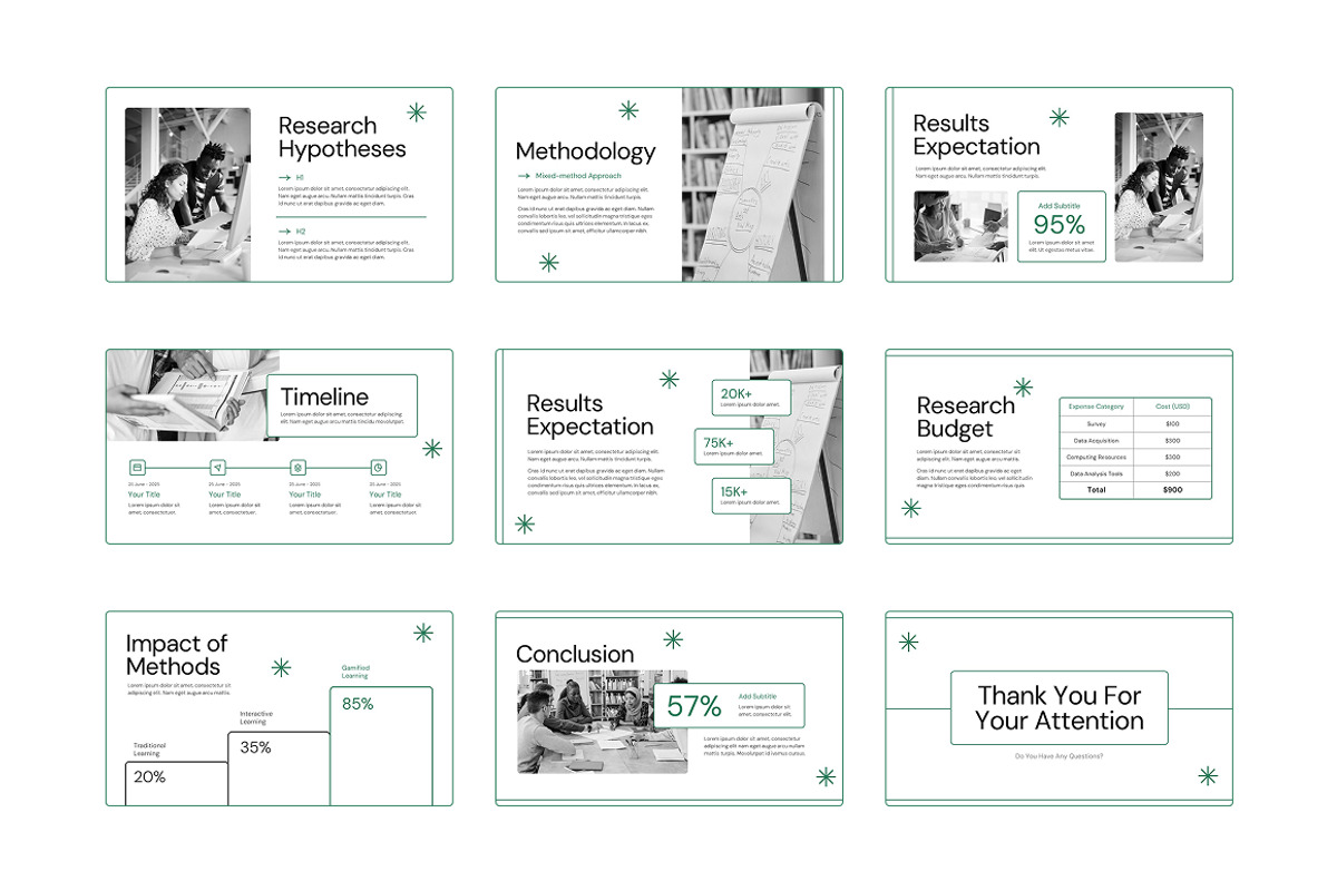 Thesis Research Google Slides, a Presentation Template by Loin Studio (Photo 4 of 4)