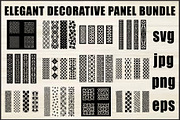 Elegant Laser Cut Panel Set, an Object Graphic by Creativeshirt (Thumbnail 1 of 13)