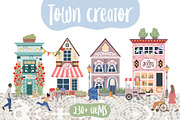 Seasonal Town Creator Bundle -60%OFF, a Decorative Illustration by Alina Sh (Thumbnail 2 of 22)