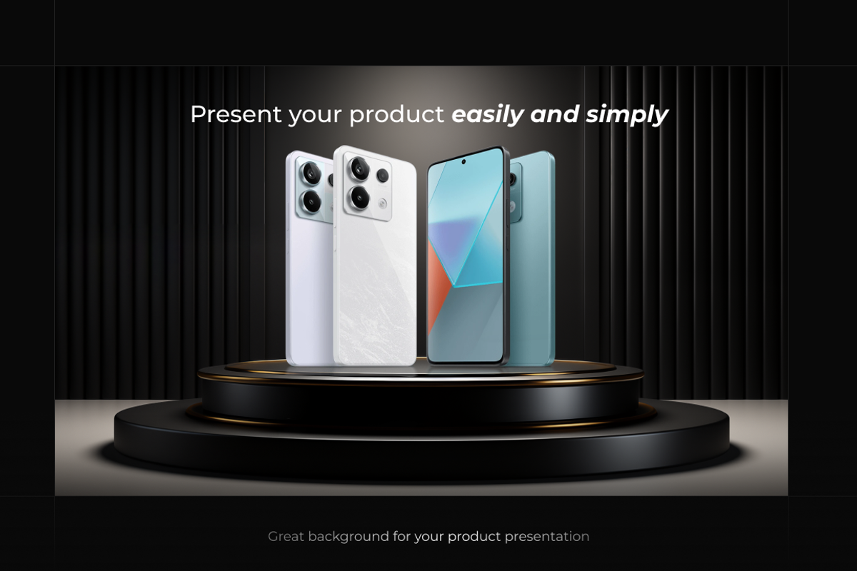 Black Podiums  Background Set, a Background Graphic by Digital Blood (Photo 2 of 9)