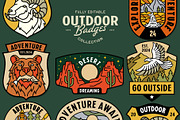 Outdoor Badge, a Decorative Illustration by Skilline Supply Co. (Thumbnail 1 of 10)