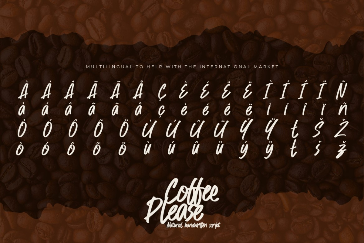 Coffee Please - Natural Handwritten, a Script Font by Gassstype (Photo 6 of 8)