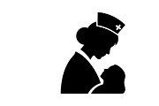 doctor and nurse silhouettes, an Illustration by Amazin_art (Thumbnail 9 of 31)