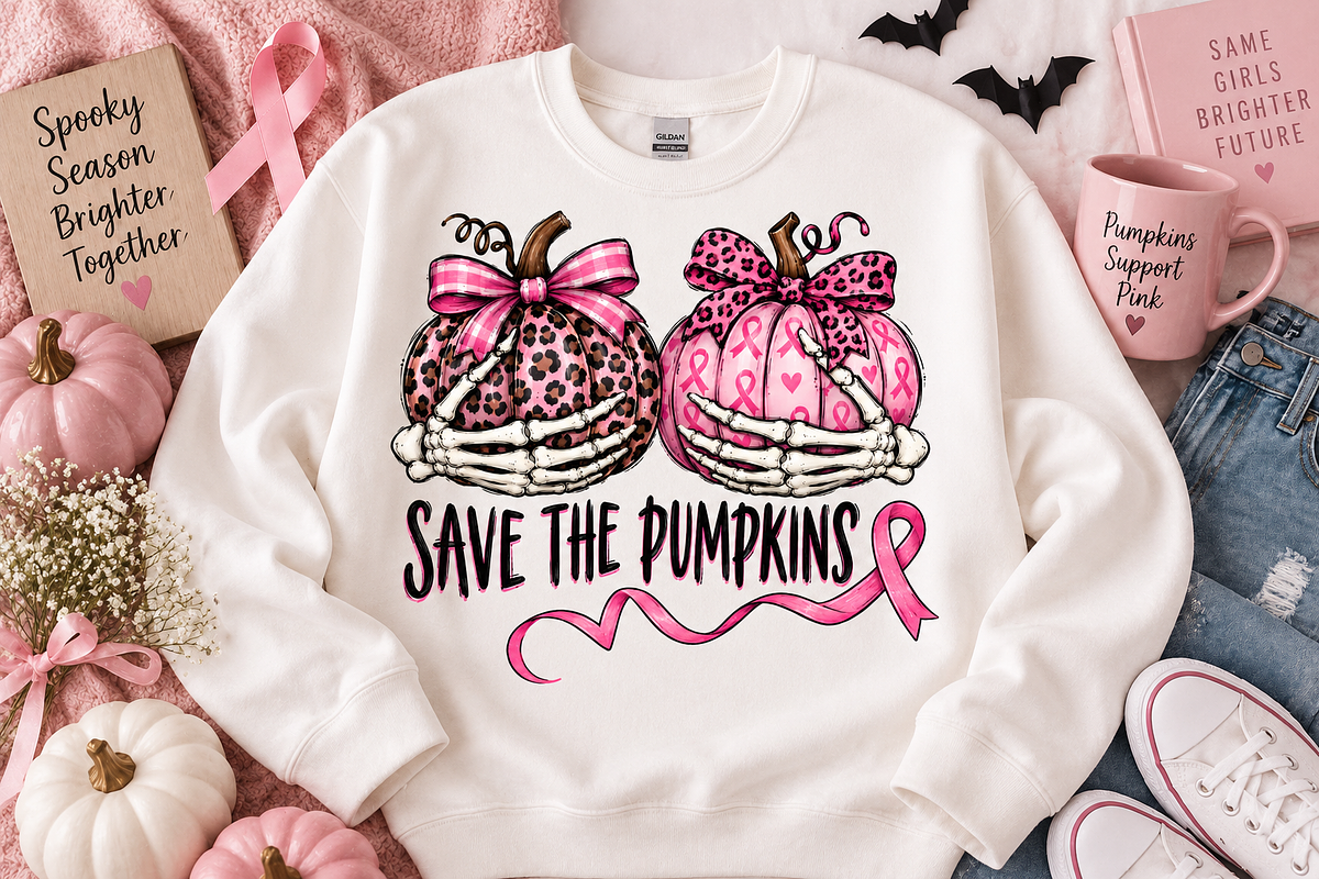 Breast Cancer Halloween Png, an Object Graphic by Daisy Design (Photo 3 of 3)