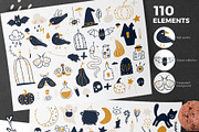 Mystery Halloween clipart collection, an Illustration by Kate Art (Thumbnail 2 of 10)