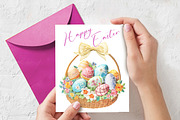 Embroidery Easter Basket & Bow PNG, an Object Graphic by V Design Creator (Thumbnail 7 of 8)
