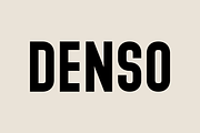 Denso – Font Family, a Font by Stefano Giliberti (Thumbnail 1 of 10)