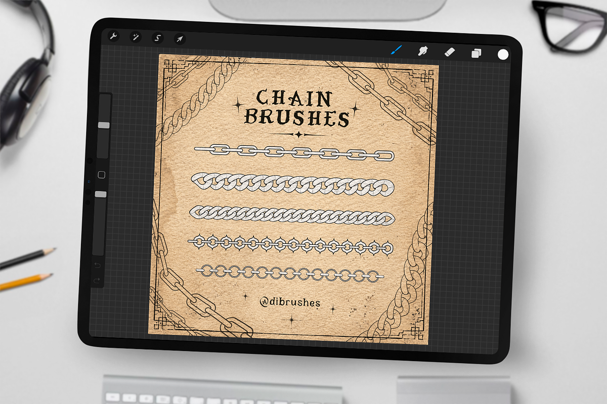 100 Tattoo Brushes for Procreate, a Brush Add-On by Disyukov (Photo 3 of 8)