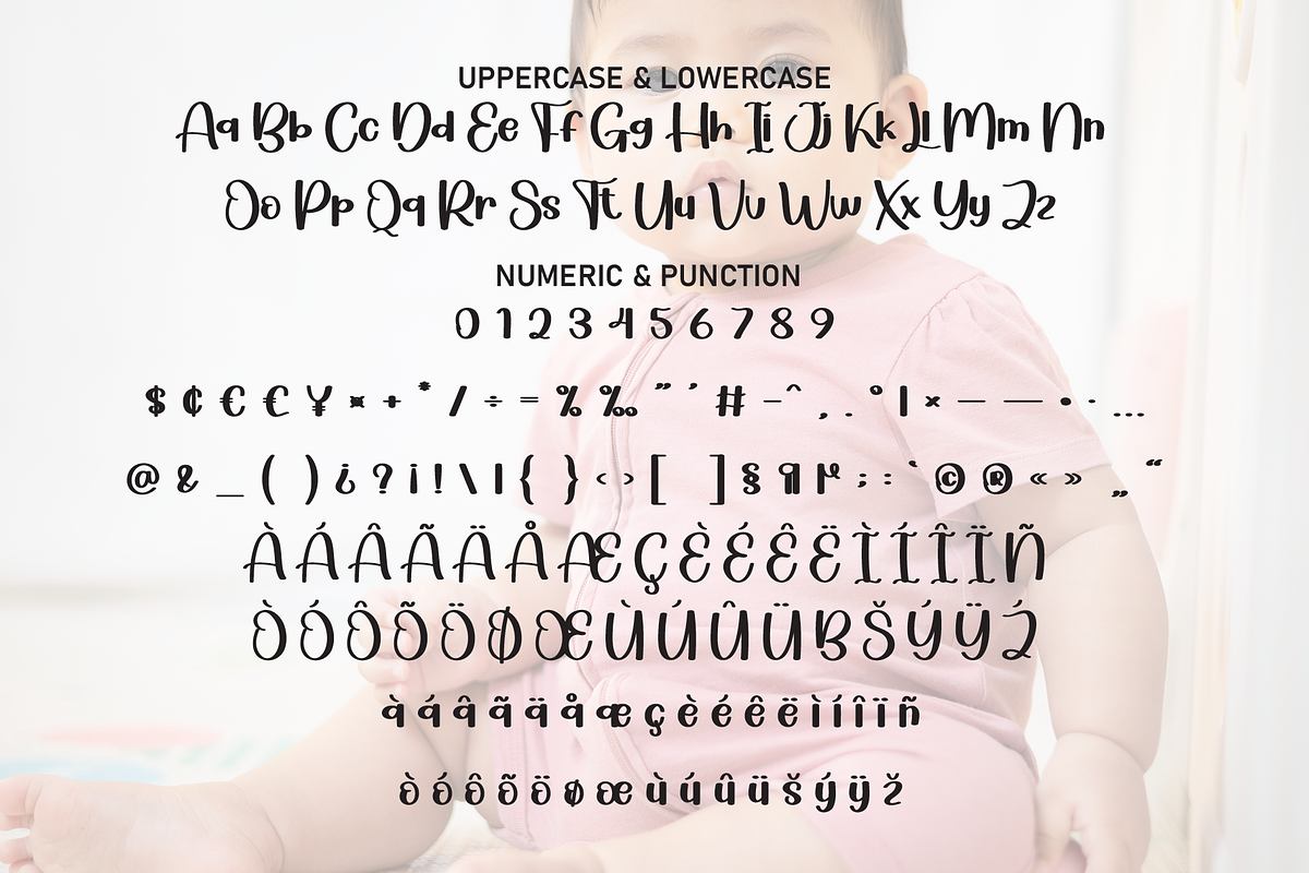 Baby Chubby | Script Font, a Script Font by Scratchones (Photo 7 of 8)