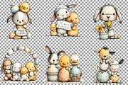 Whimsical Easter Clipart Png Bundle, an Illustration by Sublimation Artist (Thumbnail 3 of 7)