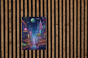 90sSpace Psychedelia-Inspired Poster, a Wallpaper Graphic by TheBlackPixelCo (Thumbnail 5 of 7)
