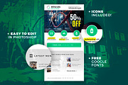E-mail Newsletter - PSD Template, an Email Template by Better Be a Designer (Thumbnail 2 of 4)