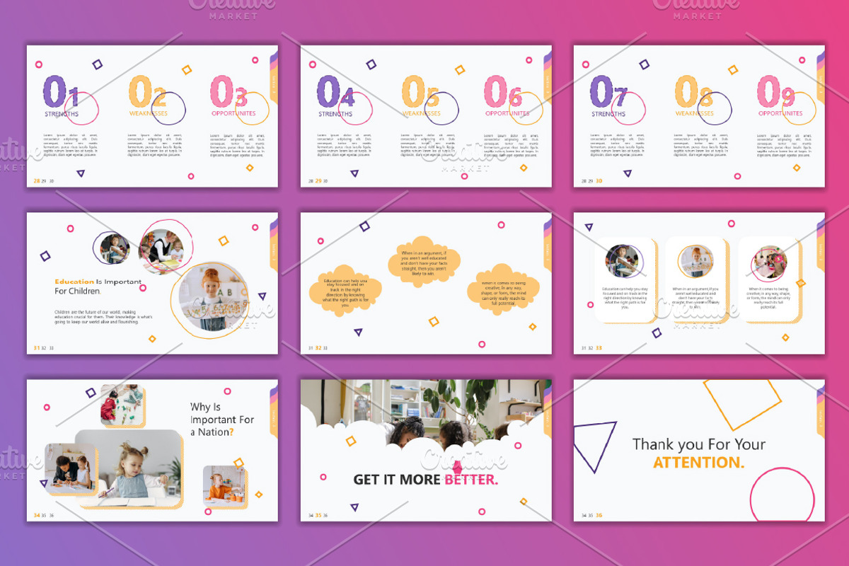 Education Powerpoint Animated Slides, a Presentation Template by alexdndz