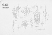Cyber Sigilism Decorative Elements, an Object Graphic by Inartflow (Thumbnail 11 of 18)