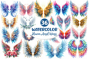 Heaven Angel Wings Sublimation, an Illustration by Dream Creation (Thumbnail 1 of 4)