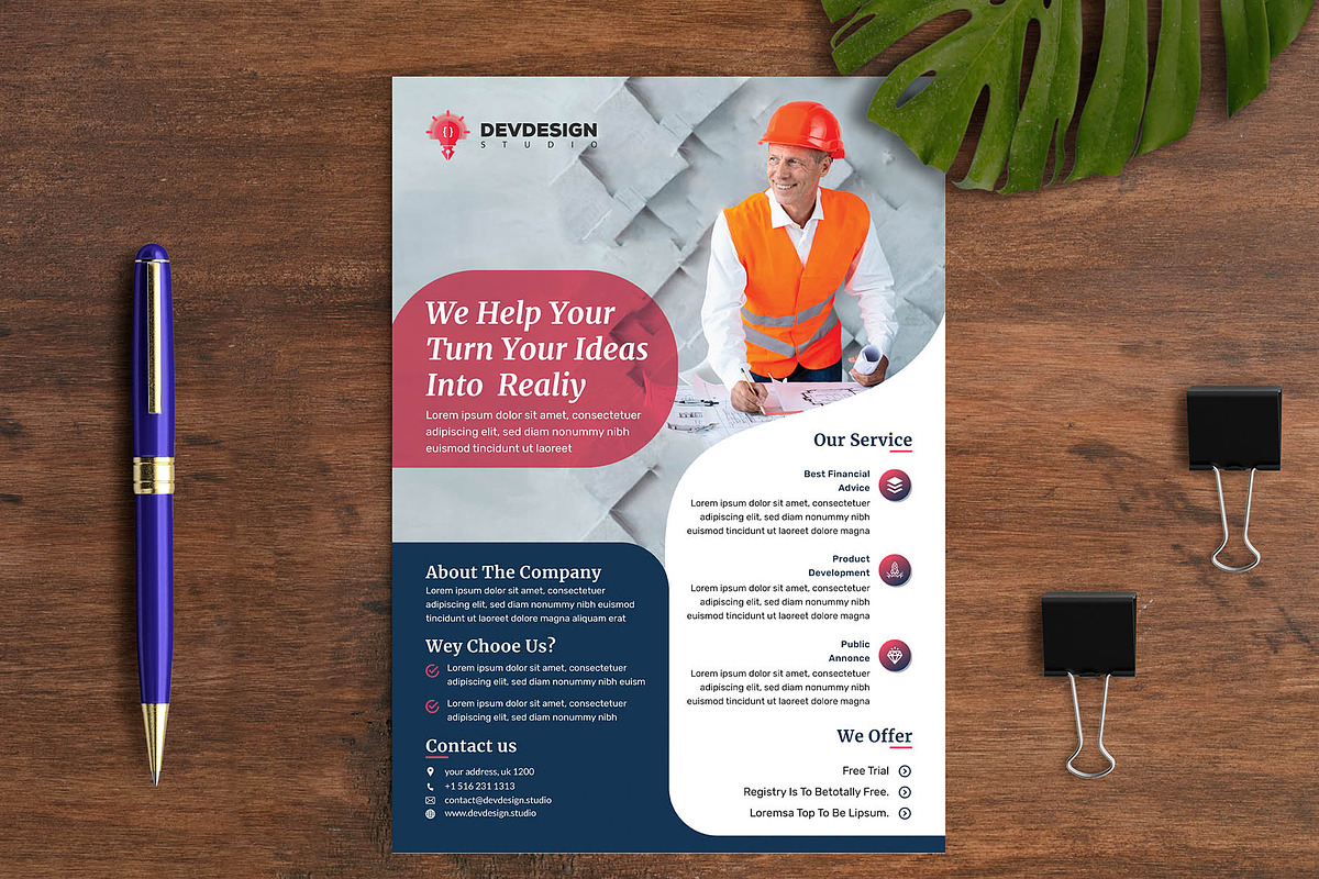Modern Medical & Healthcare Flyer, a Flyer Template by litoondev (Photo 1 of 3)