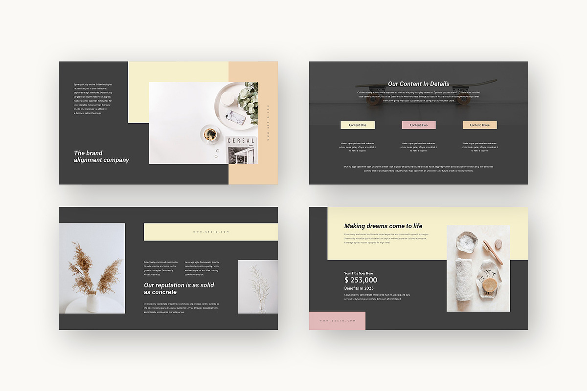 Gesio : Business Kit Powerpoint, a Presentation Template by Punkl Camp (Photo 14 of 16)