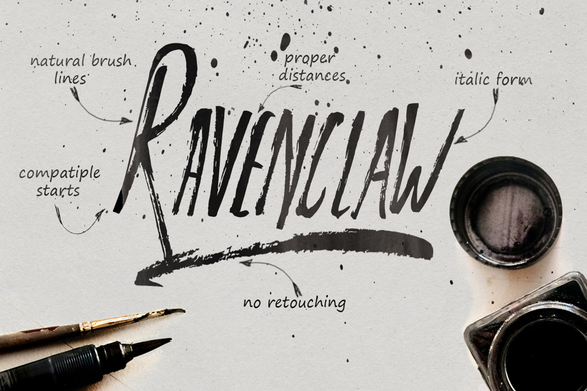 Ravenclaw Italic preview 4