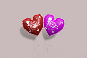 Heart Balloon Mockups, a Merchandise Mockup by groens (Thumbnail 6 of 9)