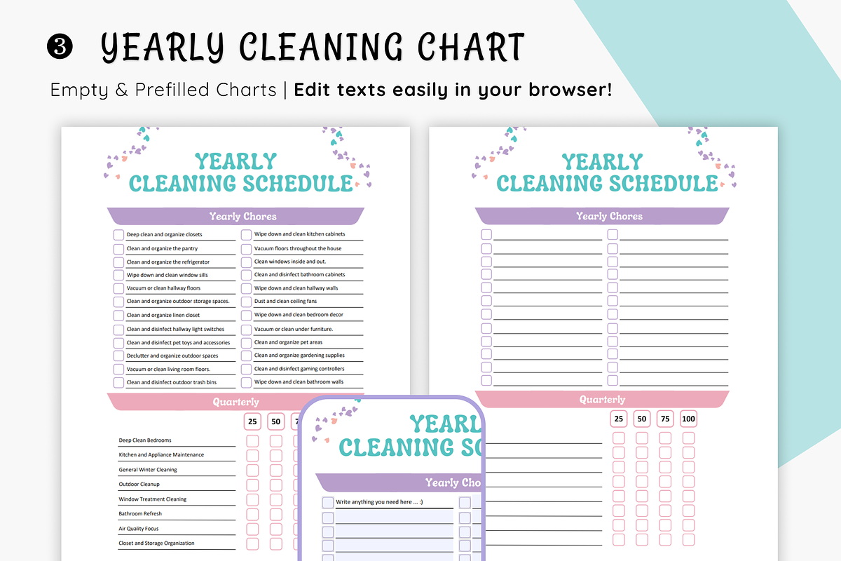 ADHD Cleaning Checklist Bundle, a Stationery Template by MondaySpark (Photo 4 of 9)