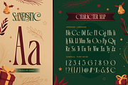 Santastic - Elegant Christmas Serif, a Serif Font by Burntilldead (Thumbnail 2 of 12)