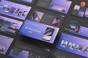 Mobile App & Startup PowerPoint, a Presentation Template by Pixslides