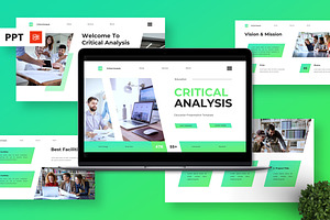 Critical Analysis - Education PPT, a Presentation Template by Deepslide Studio