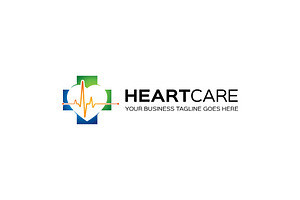 HeartCare Logo Template