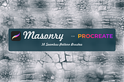 Masonry for Procreate X5, a Brush Add-On by Graphics Resources (Thumbnail 5 of 12)