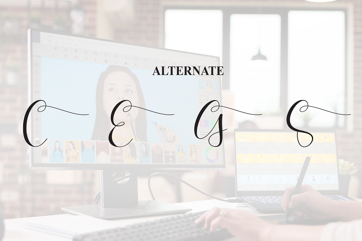 Grading | Script Font, a Handwritten Font by Scratchones (Photo 8 of 9)