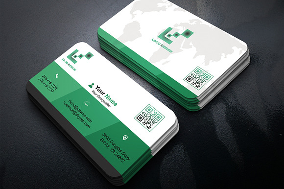 Minimal Realtor Card PSD preview 8