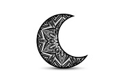 Mandala Crescent Moon Bundle, an Illustration by Designs_River (Thumbnail 6 of 31)