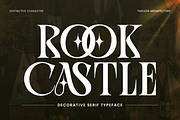 Rook Castle – Bold Gothic Display, a Serif Font by roomspace creative lab (Thumbnail 1 of 12)