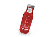 Juice Bottle Mockup Template Set, a Packaging Mockup by DesignRushMarket (Thumbnail 7 of 11)
