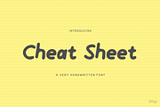 Mix Cheat Sheet, a Handwritten Font by Mix Fonts (Thumbnail 1 of 3)
