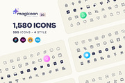 magicoon 2G - Essential UI Icons Set, an Outline Icon by magicoon (Thumbnail 1 of 10)