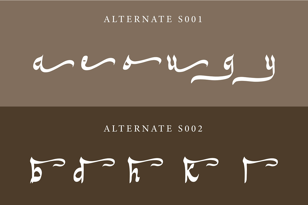 Arohmany a modern arabic font, a Blackletter Font by Javatype Studio (Photo 7 of 8)