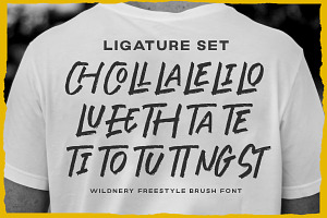 Wildnery - Freestyle Brush Font