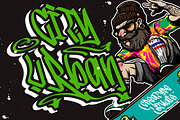 Graffity Stylish Graffiti Street, a Script Font by Creatype Studio (Thumbnail 3 of 9)