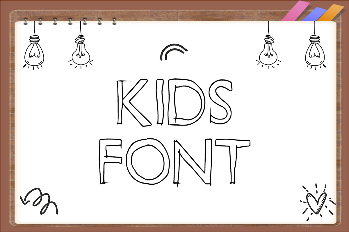 Preschool Doodles - Cute Hand drawn, a Handwritten Font by Sahira Studio (Photo 4 of 4)