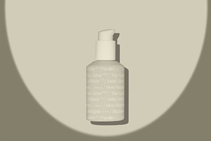 Cosmetic Pump Bottle Mockup