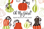 Oh My Gourd Graphics, an Illustration by Digibonbons (Thumbnail 1 of 3)