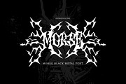 Morse - Black Metal Font, a Blackletter Font by tebaltipislab (Thumbnail 1 of 8)